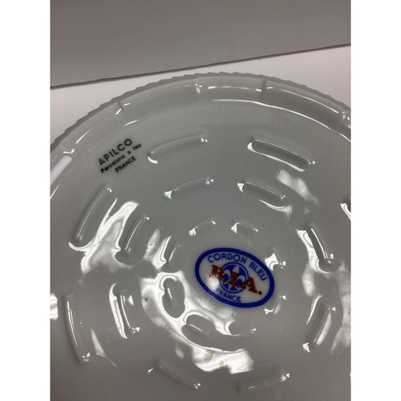 Bia Cordon Bleu France Small Flowers Fluted Souffle/Ramekin Set of (3) - Picture 6 of 7